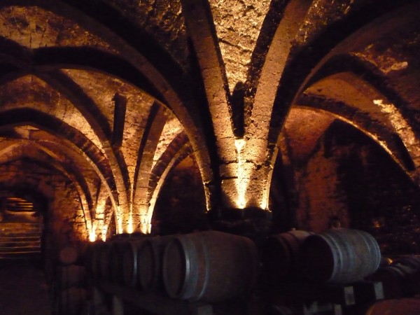 Jeden z krásných jurských sklepů. Tento pak z 15. století.